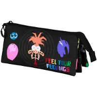 KARACTERMANIA Inside Out 2 Disney Pixar Trousse à crayons multicolore Multicolore One Size