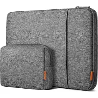 Inateck EdgeKeeper 360° (13", Apple, Microsoft, Universel), Sac pour notebook, Gris