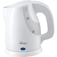 Ardes Bouilloire électrique AR1K36 0,9 L 1300 W Blanc