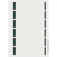 Leitz Étiquettes courtes pour classeurs , imprimable, largeur de tranche 50 mm, autocollant, 150 p., gris
