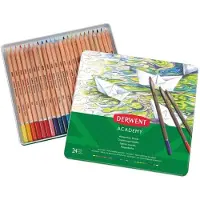 Derwent Crayon De Couleur Aquarelle Métallique 24 Unités