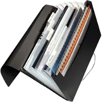 Leitz Dossier de projet Solid , 5 parties, 1 compartiment supplémentaire, format A4, noir