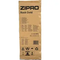 Zipro Vélo d'appartement Ergometer Rook Gold – Vélo de fitness Bluetooth compatible avec Kinomap iConsole+ Résistance électrique (watts/HRC) Robuste et USB
