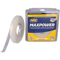 Hpx Max Power Transparent Double Sided Tape 19 Mm X 16.5 M Clair