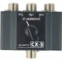Albrecht Commutateur d'antenne CX-5 Commutateur d'antenne 3 voies 7402