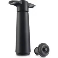 VacuVin Vacu vin 0854460 pompe + bouchon noir/gris