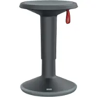 Interstuhl Tabouret réglable en hauteur UPis1, Ø 330 x H 450 - 630 mm, noir
