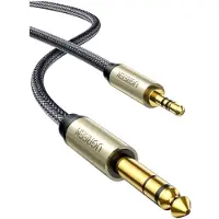 UGREEN AV127 10628 audio TRS mini jack 3.5mm / jack 6.35mm câble de 2m - gris