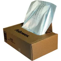 Fellowes Sacs de déchets de broyage 121-143 litres, 50pcs., Sac-poubelle, Transparent