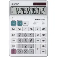 Sharp Calculatrice , EL 320W, white, table, 12-digit