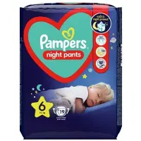 Pampers Couches de nuit Stop&Protect, No.6, 15+ kg, 19 pcs,
