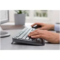 Cherry Ensemble clavier Azerty et souris sans fil Gentix Desktop Noir