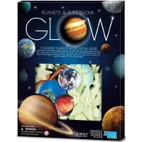 4M Phosphorescent NOVA : planètes & supernova contient 9 planètes et 100 étoiles