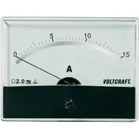 Voltcraft AM-86X65/15A/DC Einbau-Messgerät AM-86X65/15A/DC 15 A Drehspule (AM-86X65/15A/DC)