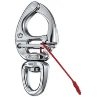 WICHARD Spinnaker Swivel Carabiner Argenté 70 mm