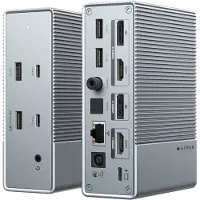 Targus HyperDrive 15-in-1 USB-C Dock Station Silver