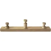 Home>it Millarco knageraekke 3 knager eg naturel 30x7x4 cm