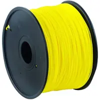 Gembird Filamentcassette PLA gelb 1.75mm 1kg schmale Spule