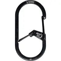 Niteize G-series Dual Chamber 2 Mousqueton Noir Noir One Size
