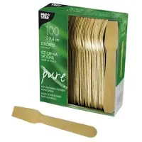 Papstar Cuillère à glace "pure (100x)