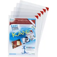Tarifold Pochette transparente KANG, avec fermeture magnétique, pour le format portrait et paysage, format A4