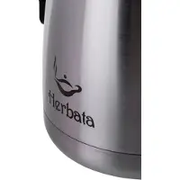 Promise Tisch-Thermoskanne TMH-15BK Kaffee 1,5 L Silber