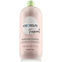 Inebrya Ice Cream Frequent Refreshing Shampoo shampoing rafraîchissant à la menthe poivrée 1000 ml