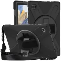 ESTUFF Defender Case (Samsung Galaxy Tab A8), Étui pour tablette, Noir