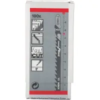 Bosch Accesorios T 144 D Speed Wood Jigsaw Blade Set 100 Units Argenté