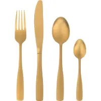 Maku stalo įrankių rinkinys CHAMPAGNE GOLD, 16 dalių, Couverts, Or