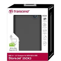 Transcend StoreJet 2.5" - Boitier externe - 2.5" - SATA 6Gb/s - USB 3.0