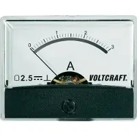 Voltcraft AM-60X46/3A/DC Einbau-Messgerät AM-60X46/3A/DC 3 A Drehspule (AM-60X46/3A/DC)