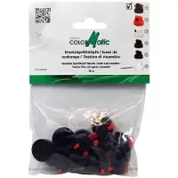 ColorMatic Justerbar dyse, sort-rød (10 pcs)