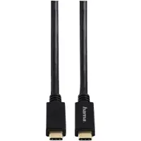 Hama Full-Featured câble USB USB 3.2 Gen 2 (3.1 Gen 2) 1 m USB C Noir