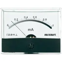 Voltcraft AM-86X65/1MA Einbau-Messgerät AM-86X65/1mA/DC 1 mA Drehspule (AM-86X65/1MA)
