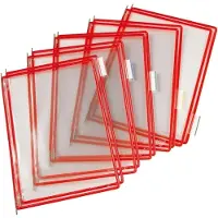 Tarifold Pochettes A4,rouge, 10 pièces