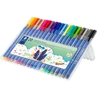 Staedtler Triplus Color 323 Marker Pen Assorted 20 Units Multicolore Enfants