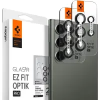 Spigen Optik Pro EZ Fit Lens Protector - Protection d'objectif de caméra (lot de 2) Samsung Galaxy S23 Ultra - Noir