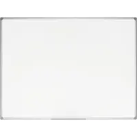 BNTOFFICE Tableau blanc émaillé Maya avec cadre en aluminium (60 x 45 cm)