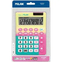 Milan Sunset 12 Calculator Argenté