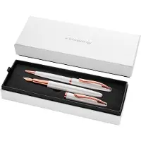 Pelikan Noble Jazz Ballpoint Pen+fountain Pen Set Blanc Enfants