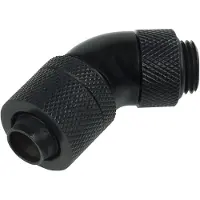 Alphacool HF 13/10 Manchon à visser pivotant à 45, Raccord, Noir