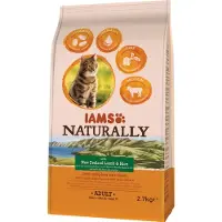 IAMS Naturally Adulte Agneau & Riz pour chat