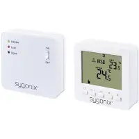Sygonix Thermostat d'ambiance sans fil, Thermostat, Blanc