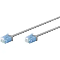 Goobay U/UTP Cat 6a - 5 mètres - Gris -