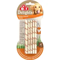 8In1 Przysmak Delights Twisted Sticks 2x10 szt.