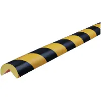 SHG Profilé de protection d'angle type A, rouleau de 5 m, jaune/noir
