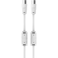 Sinox beslag Câble d'antenne PRO. YouSee & Stofa godkendt. 3m. Hvid (3 m), Câble vidéo, Blanc