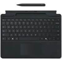 Microsoft Surface Pro Keyboard with Slim Pen for Business QWERTY Anglais Cover port Noir