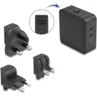 DeLOCK 41443 chargeur universel pour appareils mobiles Noir AC Indoor